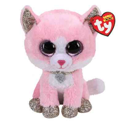 М&apos;яка іграшка Ty Beanie Boo&apos;s Рожеве кошеня FIONA 15 см (36366) Вінниця