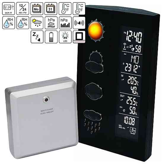 Метеостанция Technoline WS6650 Black (WS6650) Вінниця