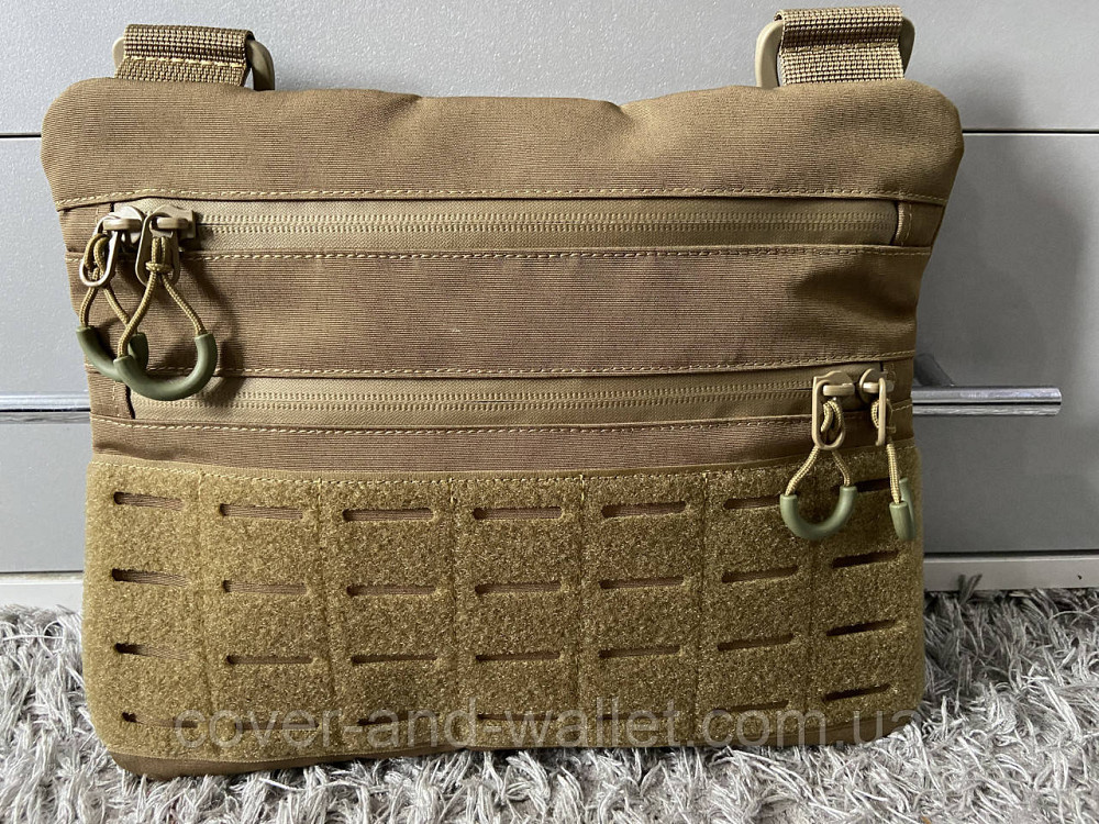 Тактическая сумка койот через плечо с велкро Puos Киев - изображение 1