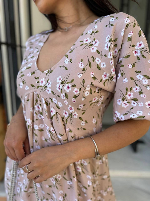 Женское лёгкое летнее  платье миди свободного кроя. Натуральный батист.  42-56р Киев - изображение 6