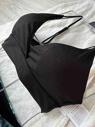 Купальник жіночий роздільний у рубчик з арнаментом L Харків