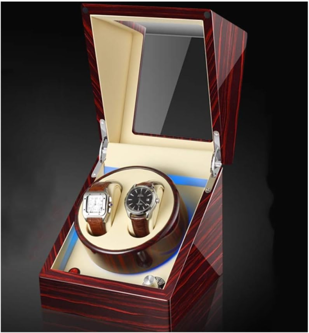 Ротомат, Віндер, Скринька для автопідзаводу годинника (Watch Winder) для автопідзаводу годинника, 2 слоти, тихий мотор Київ - фото 4