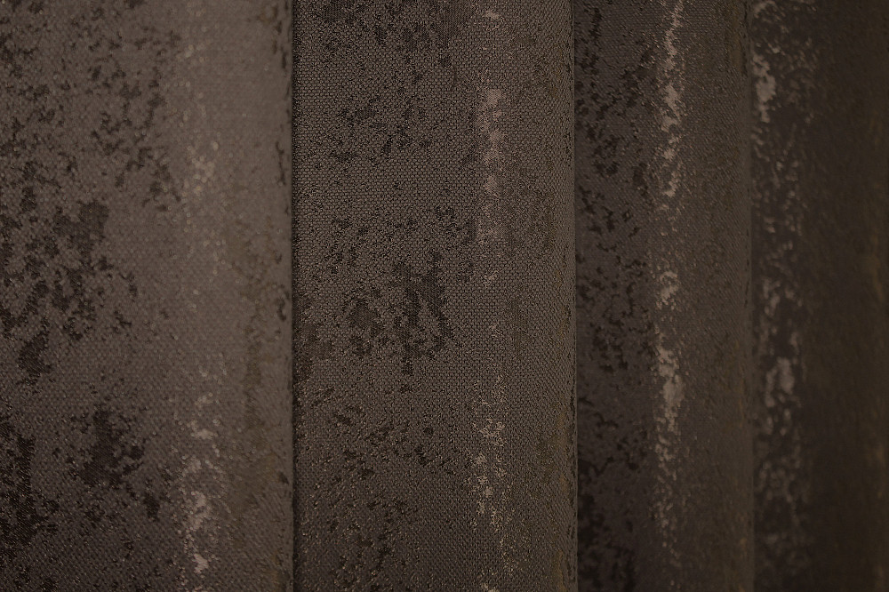 Комплект штор на люверсах VR-Textil Льон мармур Pavliani № 1173ш 150х250 см 2 шт Коричневий (37-0038) Київ - фото 7