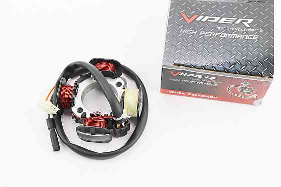 Статор магнето (генератора) Suzuki AD50 (4 котушки роз'єм "мама 2 + 1") Київ