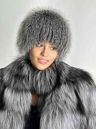 Шапка зимняя меховая женская сноп Снежана Серый Харьков