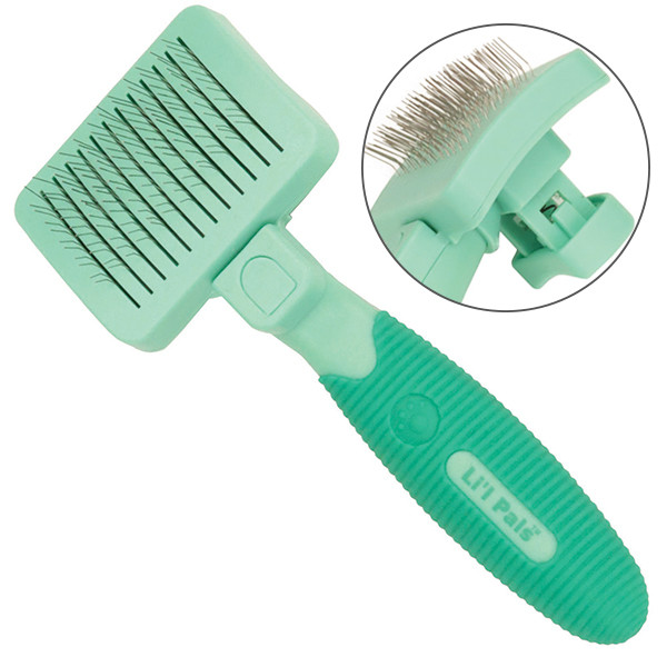 Safari Li`l Pals Self-Cleaning Slicker САФАРИ ЛИТТЛ ПЕЛС СЛИКЕР пуходерка с самоочисткой для щенков и собак малых пород Киев - изображение 1