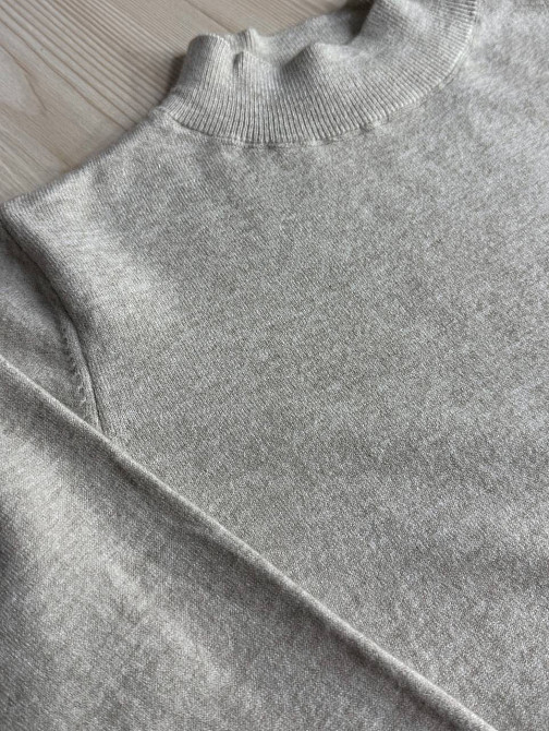 Светр жіночий A-N 106 водолазка гольф з коміром стійкою базовий, бежевий, one size Київ - фото 14