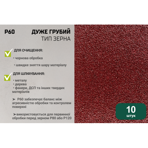 Стрічка шліфувальна нескінченна 75х457мм, зерно 60, 10шт Alloid Одеса - фото 9