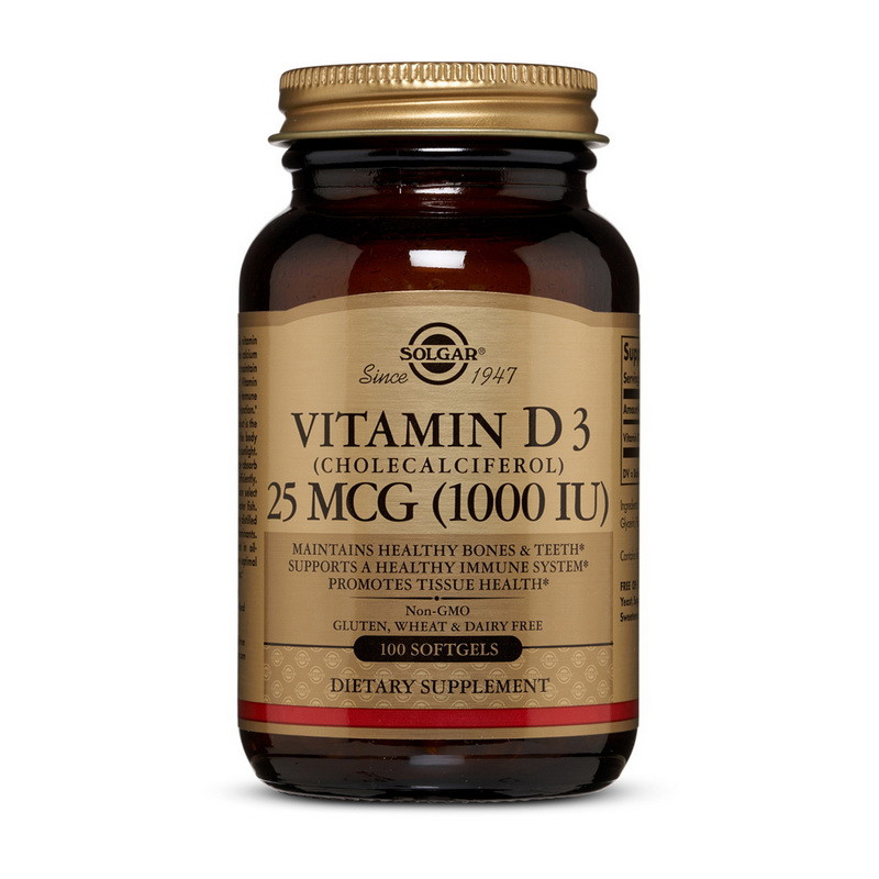 Vitamin D3 25 mcg (1000 IU) (100 softgels) Луцк - изображение 1