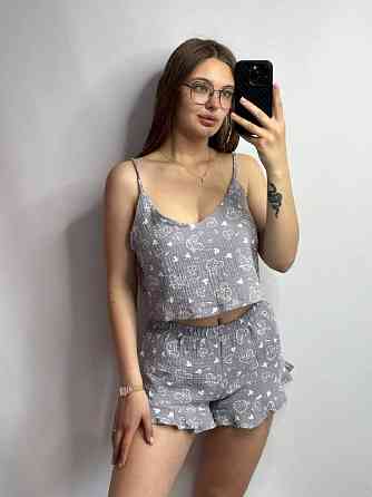 Женская летняя пижама майка с шортами Миккимаусы S Харьков