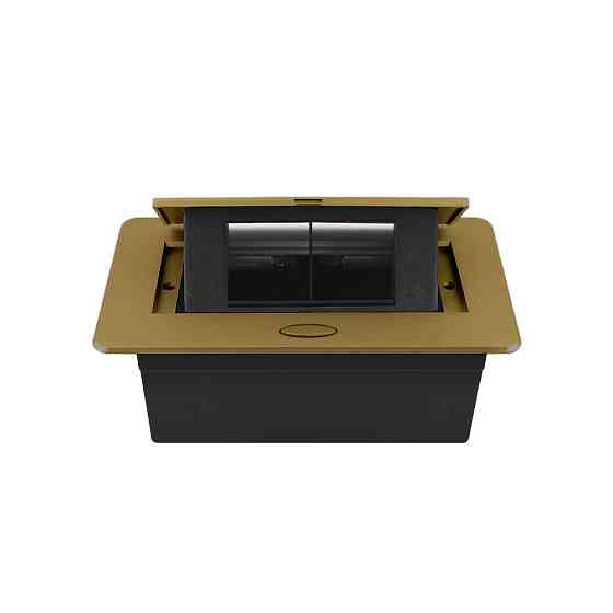 LIVOLO Розетковий люк LIVOLO золотий, вбудований у стільницю, меблевий пустий корпус без розето Коломыя