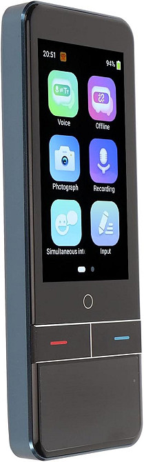 Портативний перекладач Jectse F6 з підтримкою 139 мов, сенсорним екраном, AI переклад, голосовий і фото переклад Київ - фото 3