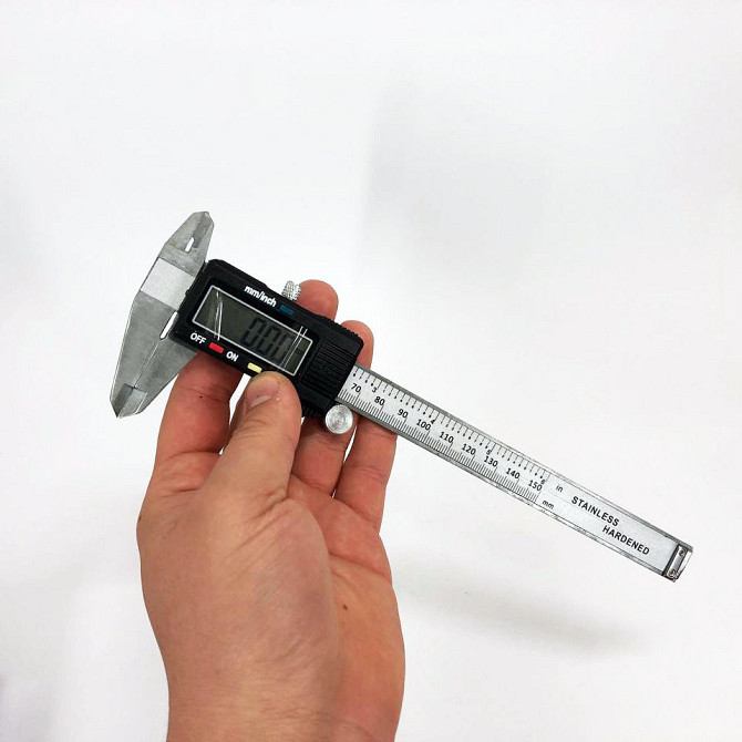 Ручной инструмент digital caliper Digital, Электронный штангенциркуль в кейсе, Штангенциркуль 150 BF-96 Киев - изображение 6