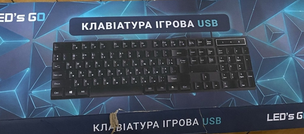 LEDs Go ігрова клавіатура USB – стильна та надійна для геймерів. Київ - фото 5