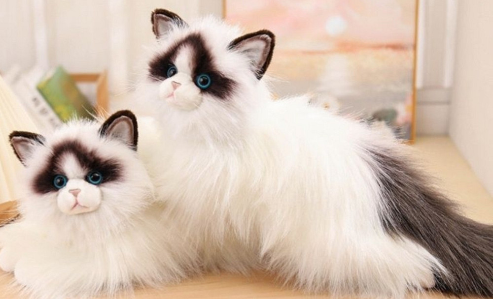 Найкраща преміум реалістична м'яка модель кішки 48 см як жива. Харків - фото 4