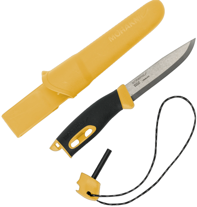 Туристичний Ніж з кресалом Morakniv "Companion Spark" Black (13567) Нержавіюча сталь Нововолинськ - фото 2