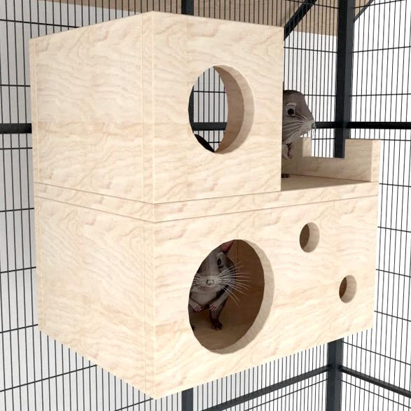 Домик для шиншиллы 