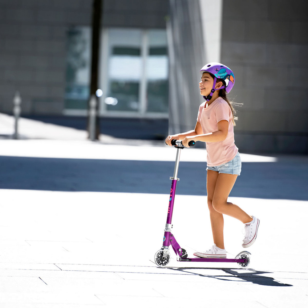 Самокат MICRO серии Sprite LED – Фіолетовий Днепр - изображение 7