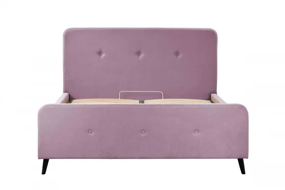 Ліжко Michelle Standart Wood На ніжках 140 х 190 см Fibril 24 Рожевий Київ