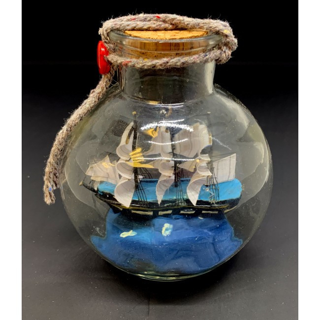 Сувенір морський Вітрильник в пляшці Київ - фото 4