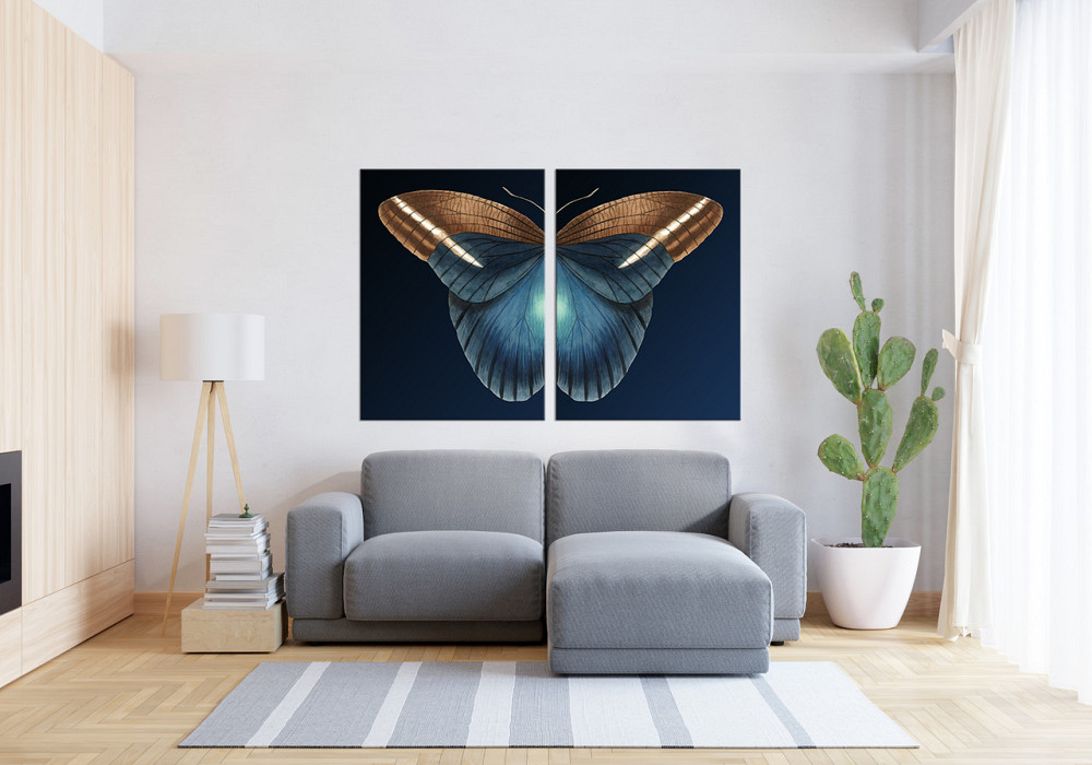 Модульная картина в гостиную / спальню  Метелик  TLV-2_005 120х170 см Київ - фото 3