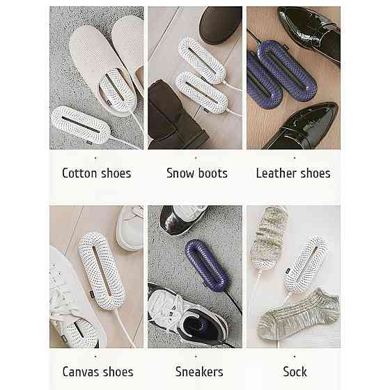 Портативна електрична сушарка для взуття Sothing Zero-One синя — ефективна і безпечна сушка з таймером Київ