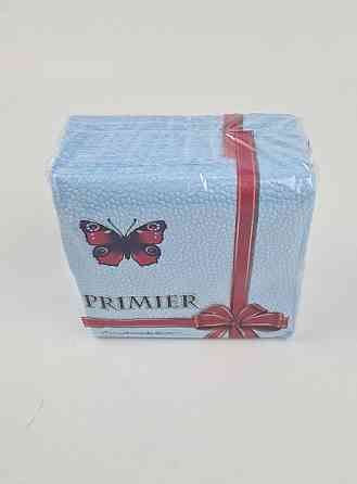 Одноразовая Cалфетка 50лист Премьер 2-ух слойные  Голубая 33х33 (1 пачка) Харьков