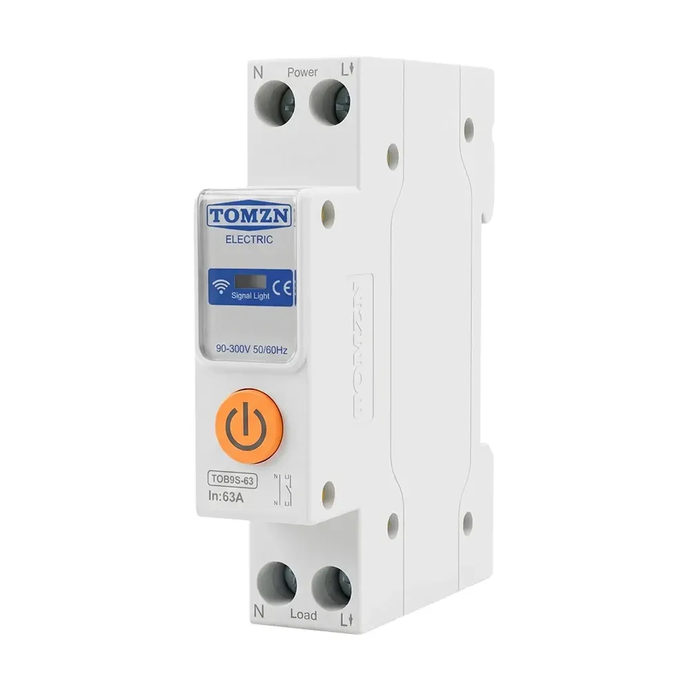 Розумний автоматичний вимикач з Wi-Fi (Tuya) TOMZN TOB9S-63 63A (51-00111) Київ - фото 7