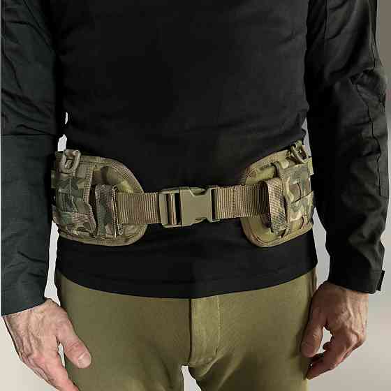 Пояс разгрузочный с Молли, Мультикам Cordura 1000D, WINTAC, варбелт тактический боевой пояс, разгрузка поясная Solmir Киев