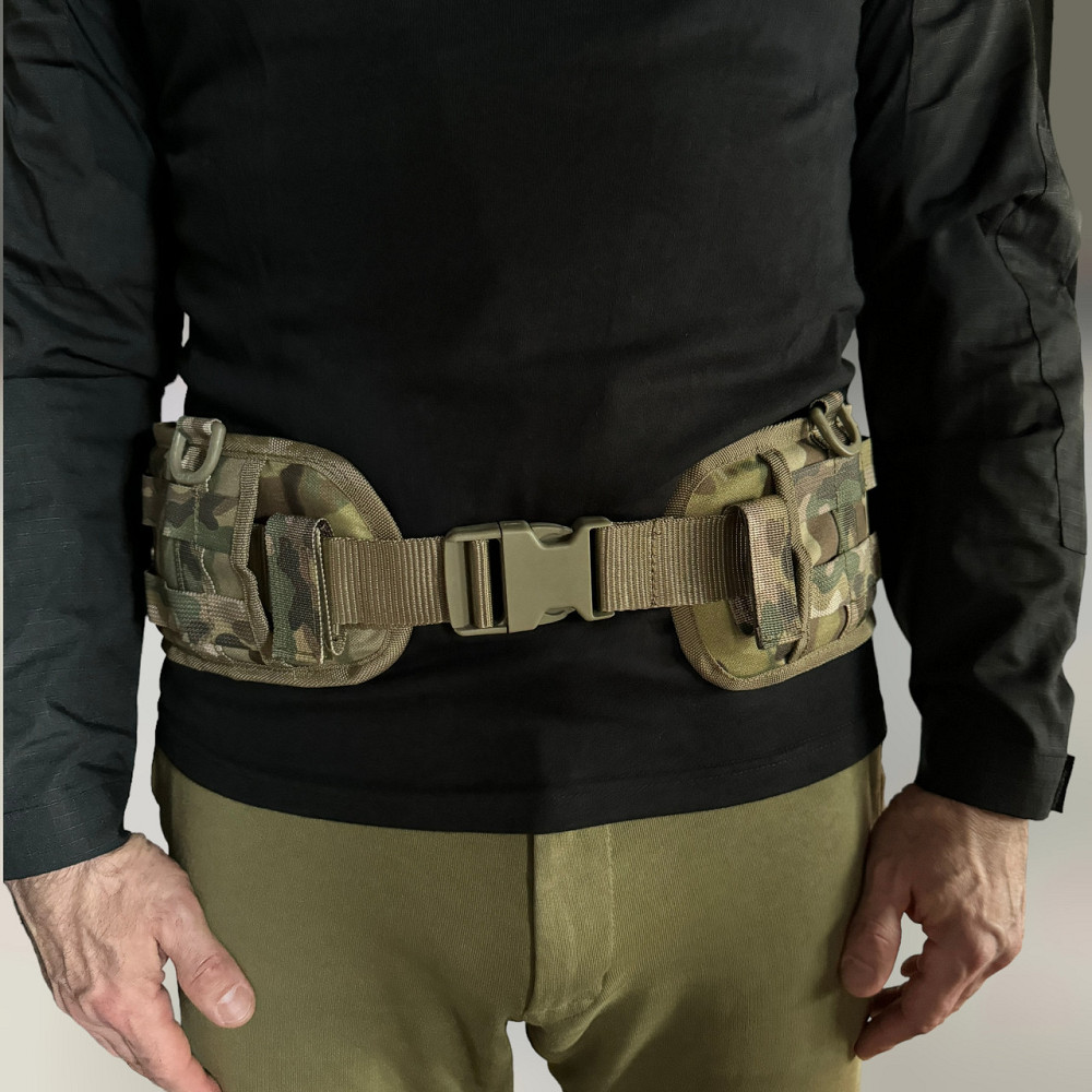 Пояс разгрузочный с Молли, Мультикам Cordura 1000D, WINTAC, варбелт тактический боевой пояс, разгрузка поясная Solmir Киев - изображение 6