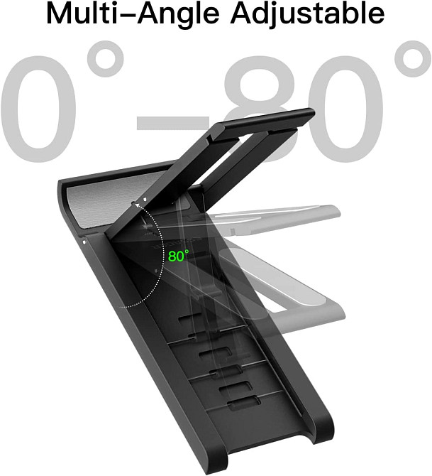 Підставка-тримач Essager Adjustable Mobile Phone Holder для телефона EZJZM FC01 (Чорна) Николаев - изображение 5