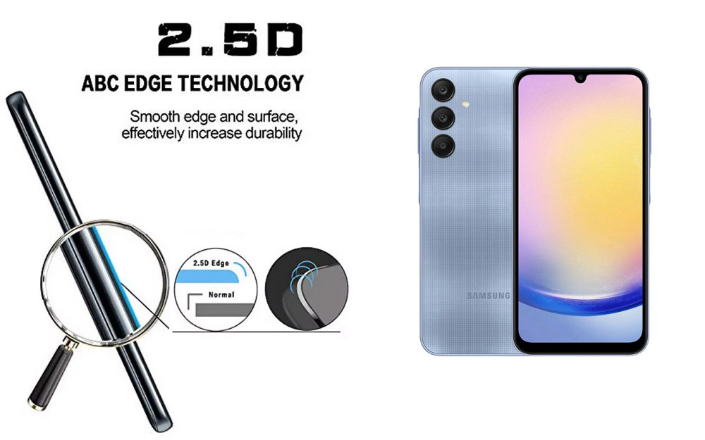 Захисне скло ArmorGlass для Samsung Galaxy A25, Galaxy A25 5G – стійке до подряпин та ударів Київ - фото 2