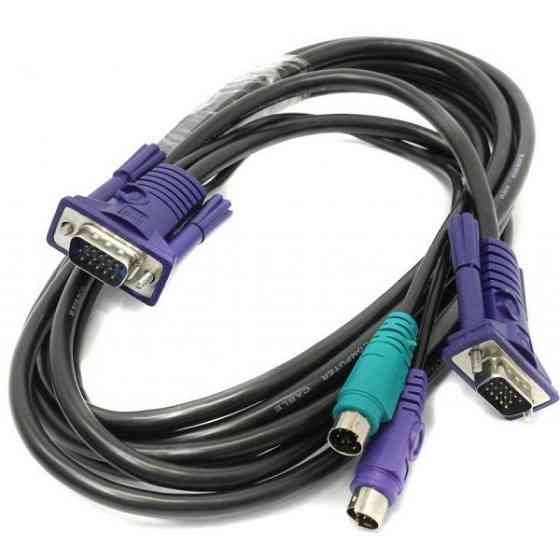 Кабель KVM гідра 3м (мон, клав, миша для KVM-switch) (код 43087) Львів