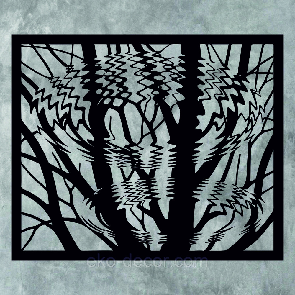 Настенный декор Панно   «Дерево» 70*60 см, Черный Киев - изображение 6