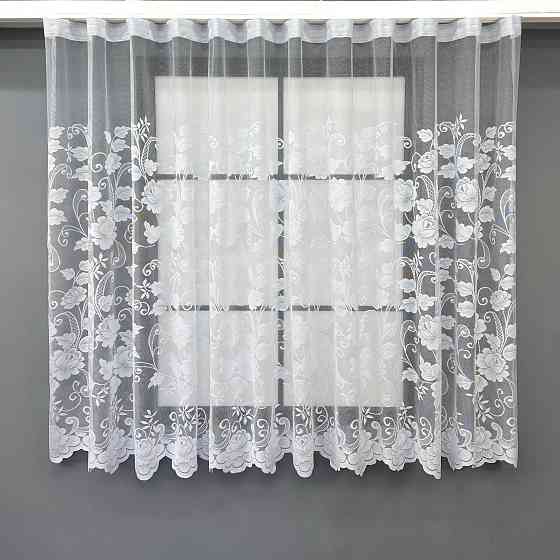 Тюль VR-Textil 691т Жаккард Белый 300х160 см (40-360) Киев