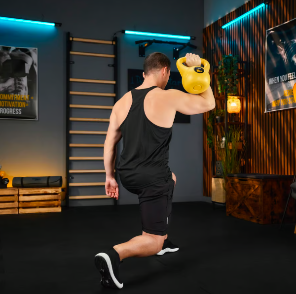 Гиря вінілова 8кг Trex Sport TX-008CKB жовта Киев - изображение 7