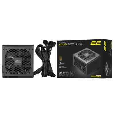 Блок питания 2E 650W Solid Power Pro ATX3.1 GEN5.0 (2E-SP650BRSMII-120) Винница
