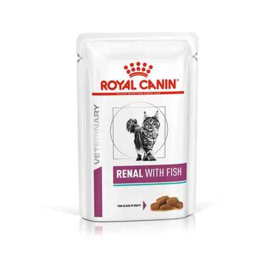 Royal Canin Renal with Fish (Роял Канін Ренал віз Фіш Фелін) вологий корм для кішок у разі захворювань нирок 0.085 кг. х 12 шт. Запоріжжя
