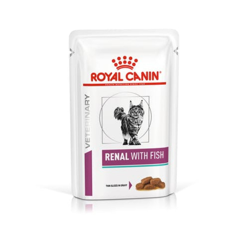 Royal Canin Renal with Fish (Роял Канін Ренал віз Фіш Фелін) вологий корм для кішок у разі захворювань нирок 0.085 кг. х 12 шт. Запоріжжя - фото 1