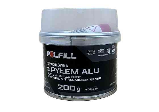 Шпаклівка з алюмінієм + затв. 200г сіра Polfill Киев