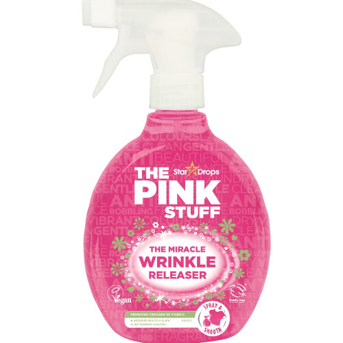 Спрей для разглаживания складок на одежде The Pink Stuff Miracle Wrinkle Releaser, 500 мл Киев - изображение 1