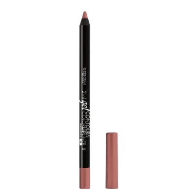Олівець для губ Deborah 2in1 Gel Contour &amp; Color Lipliner 02 - Nude Brown (8009518365290) Вінниця - фото 1