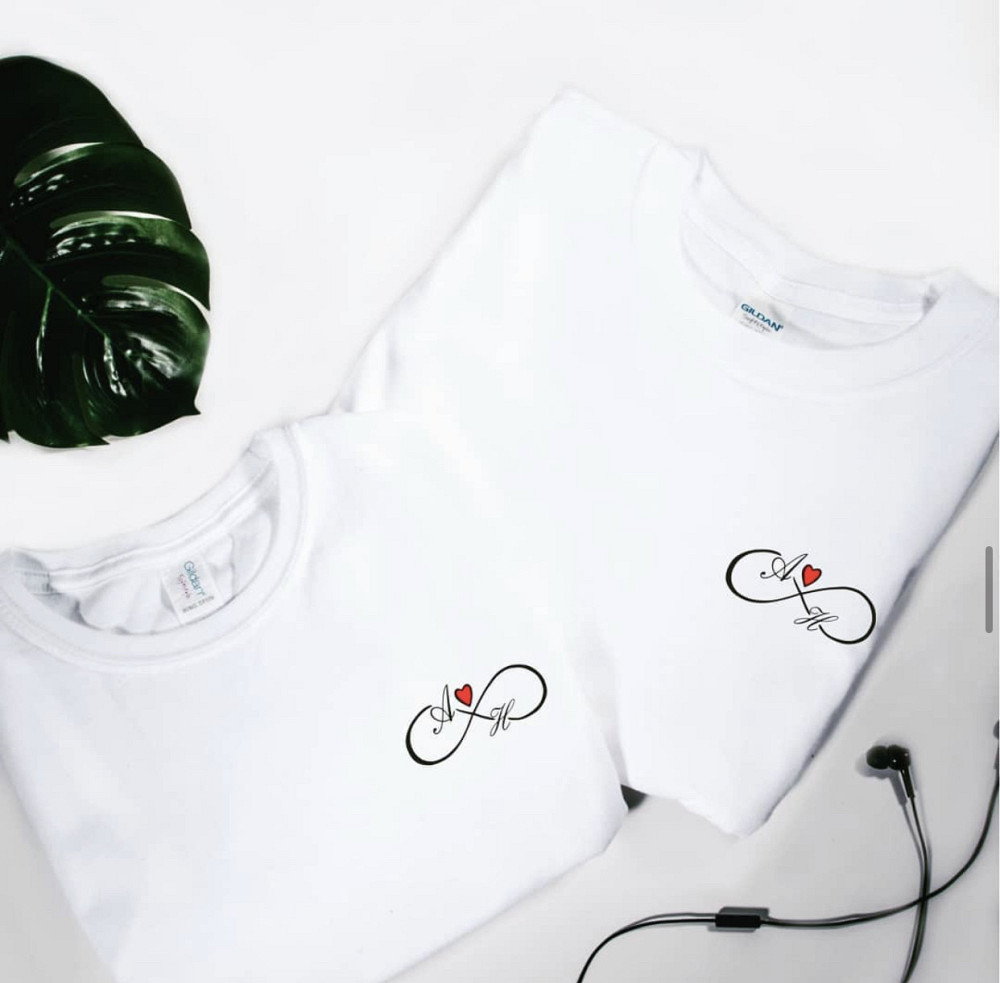 Парні футболки для хлопця та дівчини зі знаком нескінченності та Вашими ініціативами Чернівці - фото 1