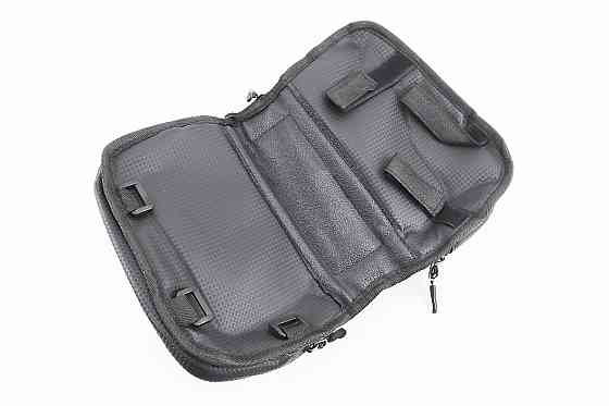 Сумка-штани на раму з тримачем телефону 170х90мм, бічні відділення, кріпл. на липучці, вологозахисна, під карбон Київ
