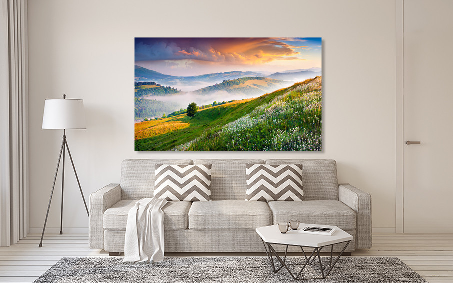 Картина полотно у вітальню / спальню     Природа гір     MLP_222 ( 60х30см ) 40x80 см Київ - фото 2