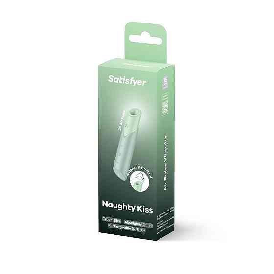 Вакуумный стимулятор клитора Naughty Kiss, Satisfyer (Германия) Sex Aura Киев