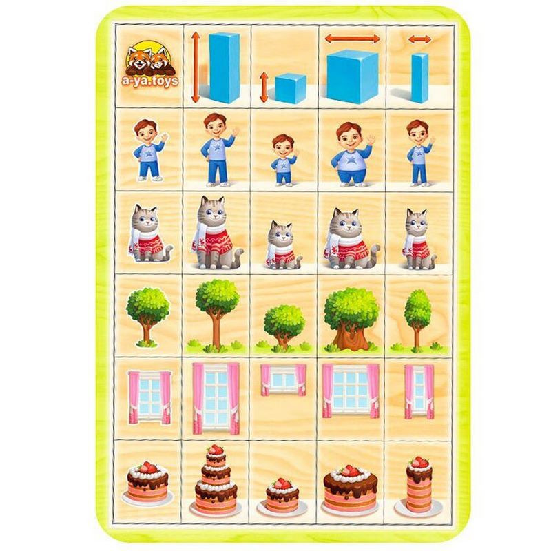 Деревянный пазл-сортер 