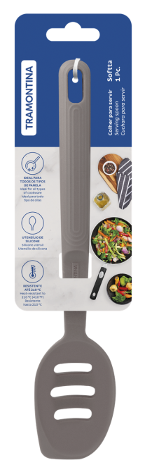 Ложка куханна з прорізами Tramontina Softta (7096841) Київ - фото 2