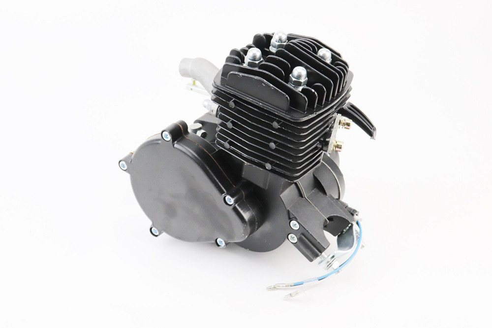 Двигун велосипедний 2Т з ручним стартером + комплект для встановлення, ЧОРНИЙ Київ - фото 3