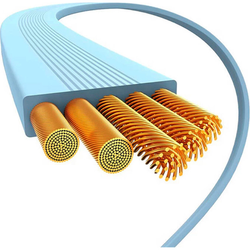 Кабель Baseus Mini Retractable Type-C 100W 1m Galaxy Blue Київ - фото 1